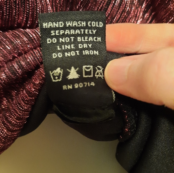 Chaus Metallic Red Blouse - Picture 10 of 12